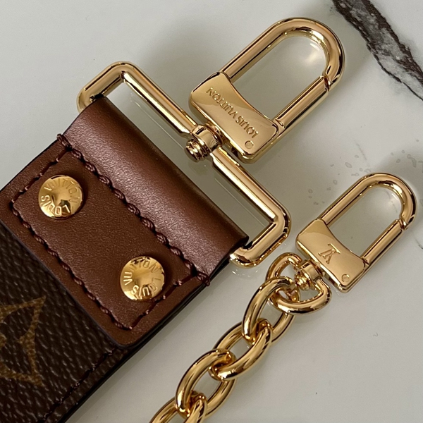 ルイヴィトンバッグ素材ディテール